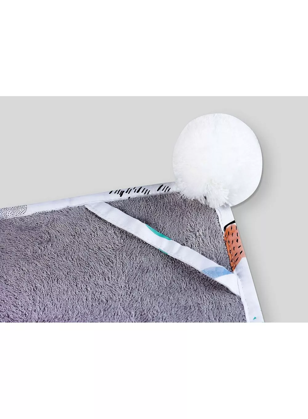 myHummy® Kapuzenhandtuch für Baby 100/100 - Farbe: Grau