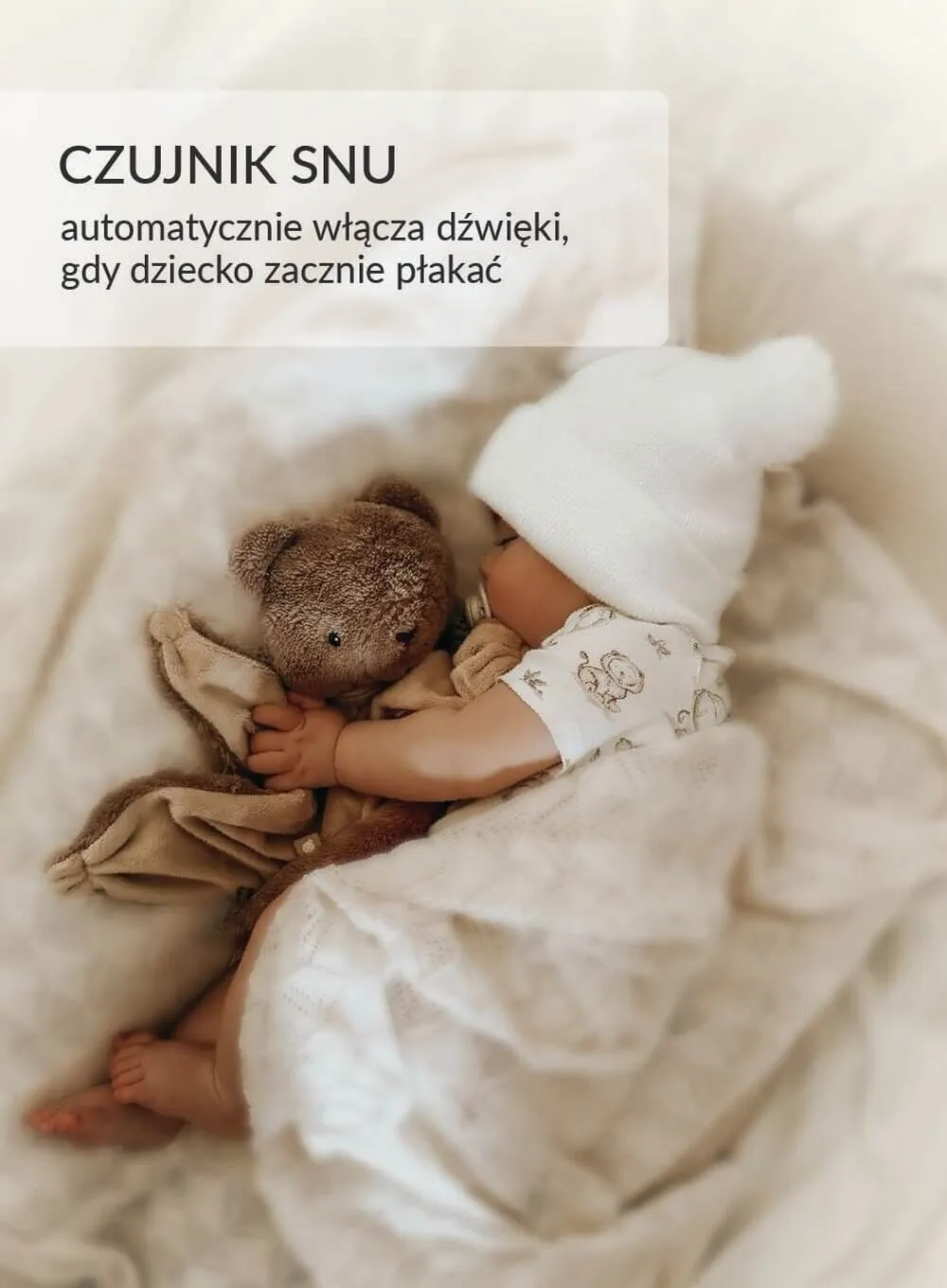 myHummy Schmusetuch Bär 5in1 mit Licht