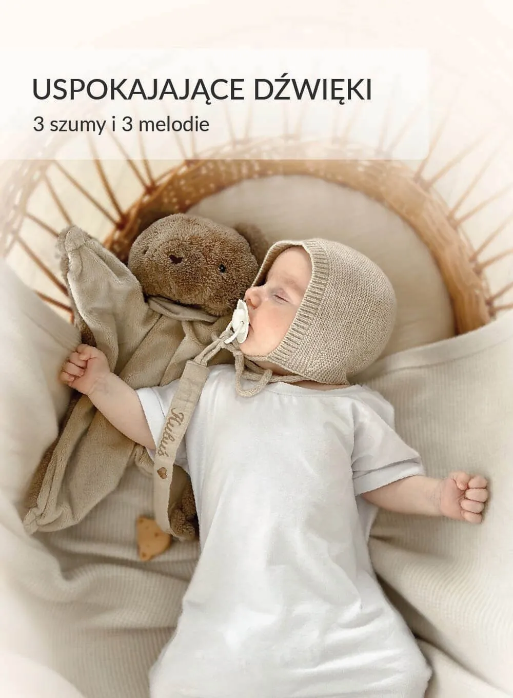 myHummy Schmusetuch Bär 5in1 mit Licht