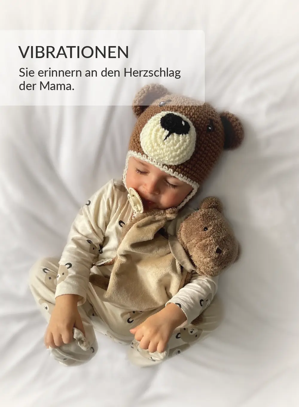 myHummy Schmusetuch Bär 5in1 mit Licht