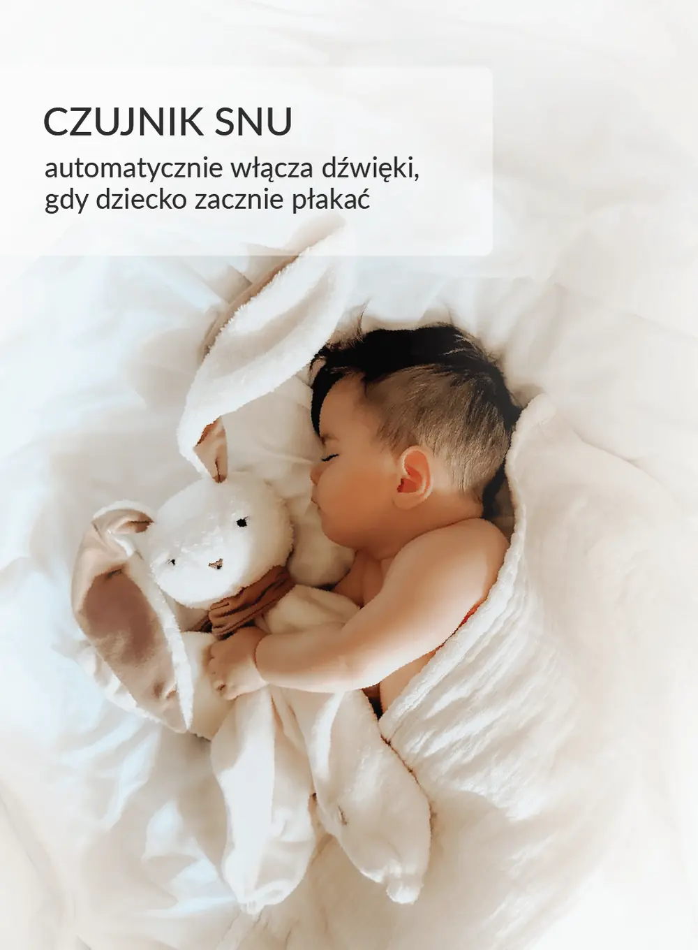 myHummy Schmusetuch Häschen 5in1 mit Licht