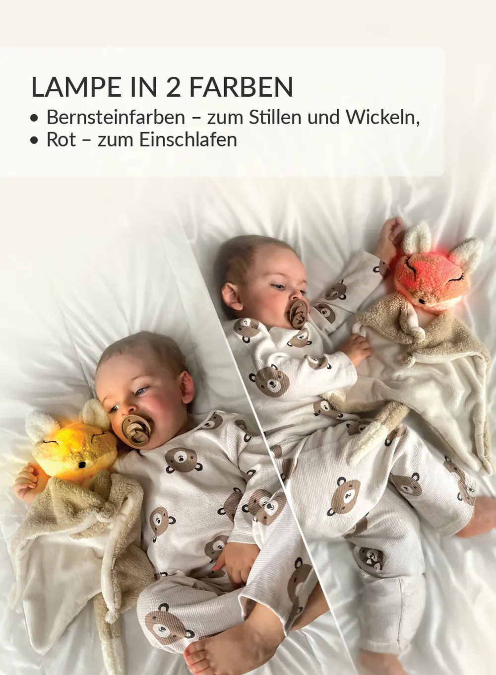 myHummy Schmusetuch Fuchs 5in1 mit Licht