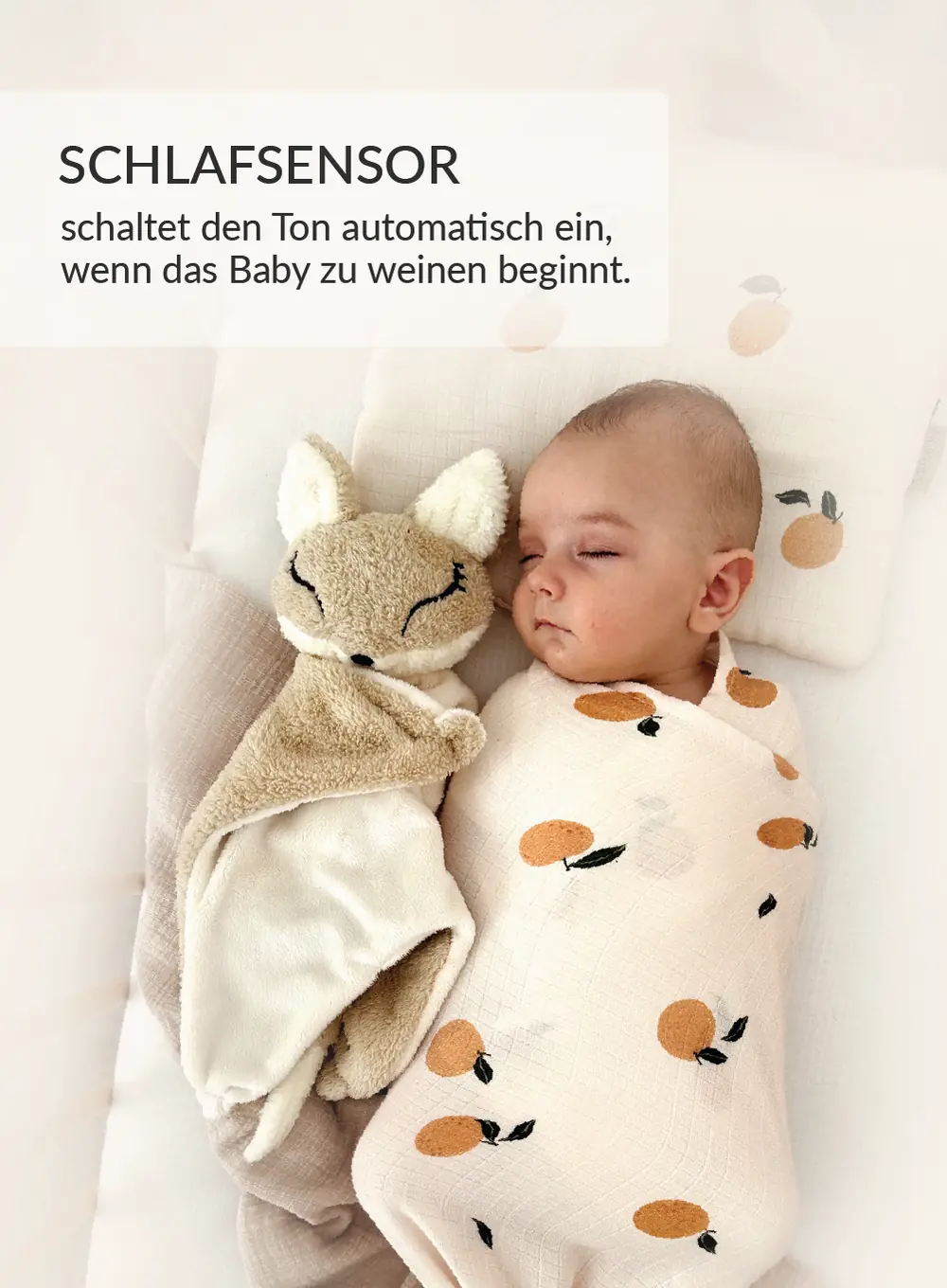 myHummy Schmusetuch Fuchs 5in1 mit Licht