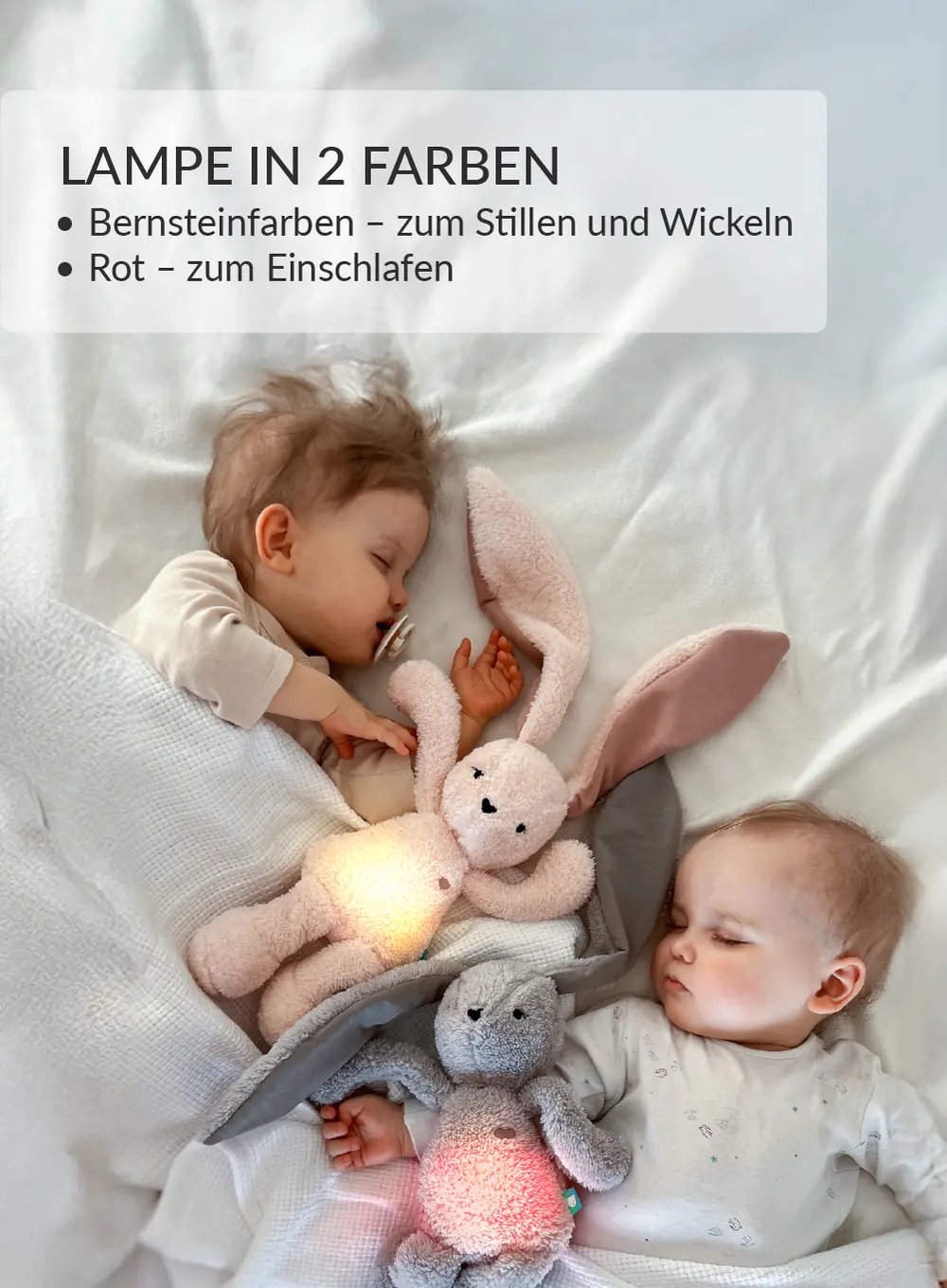 myHummy® Häschen 7in1 App mit Wärmekissen - beige