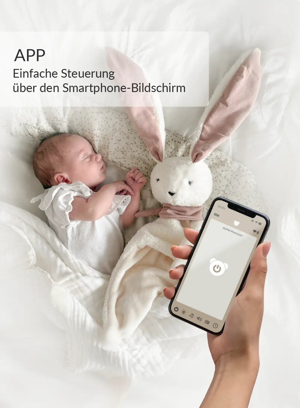 myHummy Schmusetuch Häschen 7in1 App myHummy Schmusetuch Häschen 7in1 App