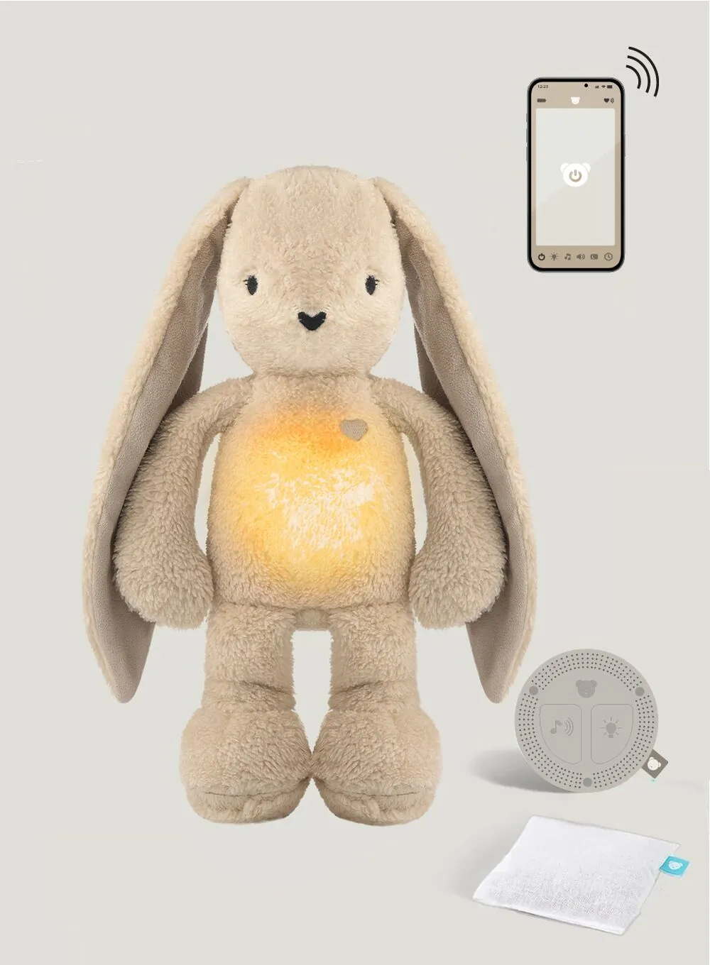 myHummy® Häschen 7in1 App mit Wärmekissen - beige