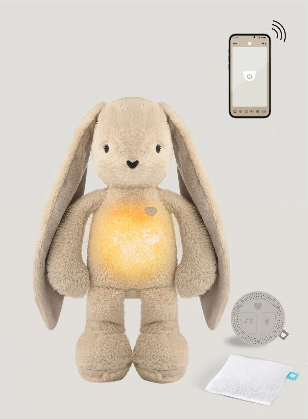 myHummy® Häschen 7in1 App mit Wärmekissen - beige
