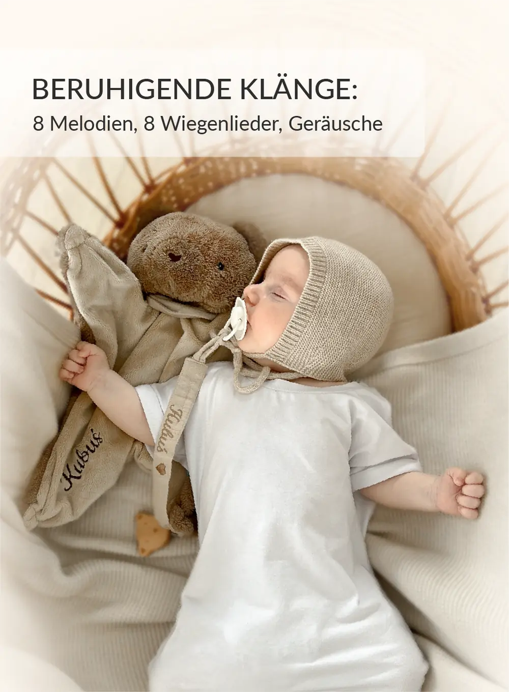 myHummy Schmusetuch Bär 7in1 App