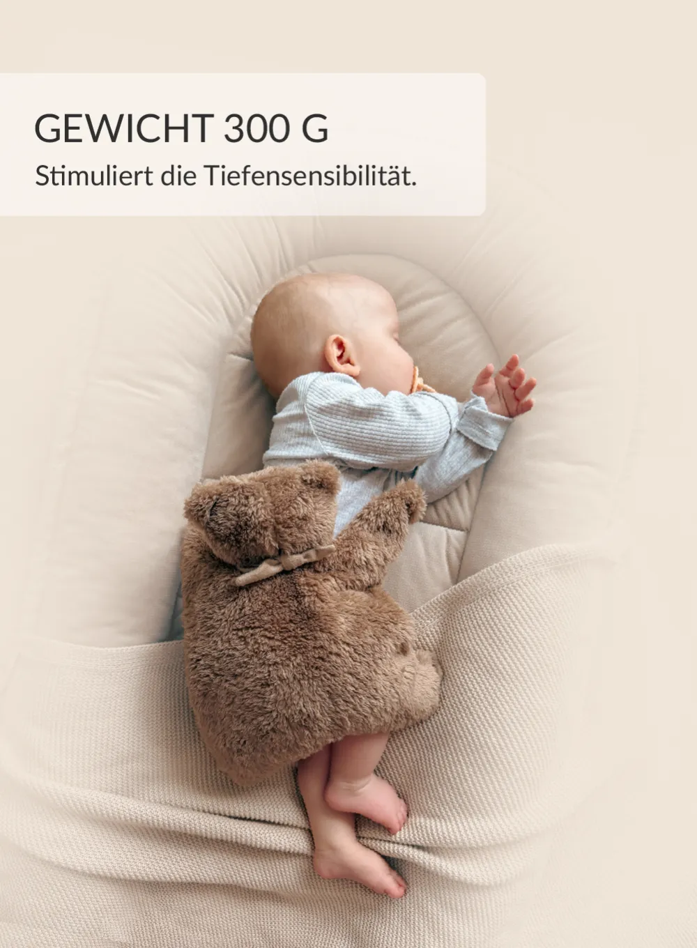 myHummy® Kuschel-Schmuser: Hase Braun