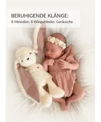 myHummy® Häschen 7in1 App mit Körnerkissen - ecru/rosa