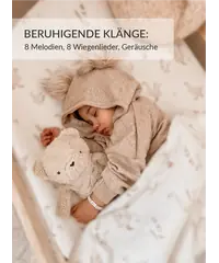 MyHummy® 7in1 App mit Wärmekissen - Bär beige