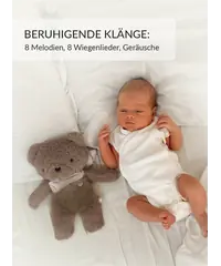 MyHummy® 7in1 App mit Wärmekissen - Bär braun