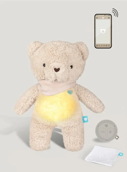 MyHummy® Bär 7in1 App mit Körnerkissen - beige